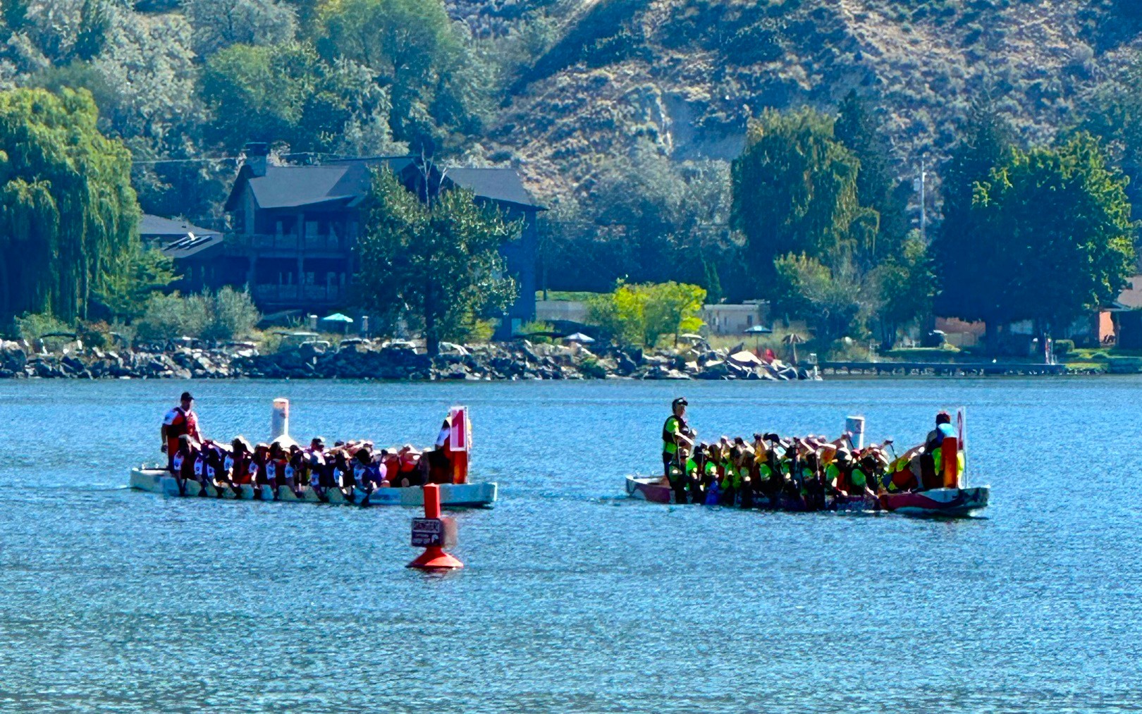 Fraser Dragons At the start line