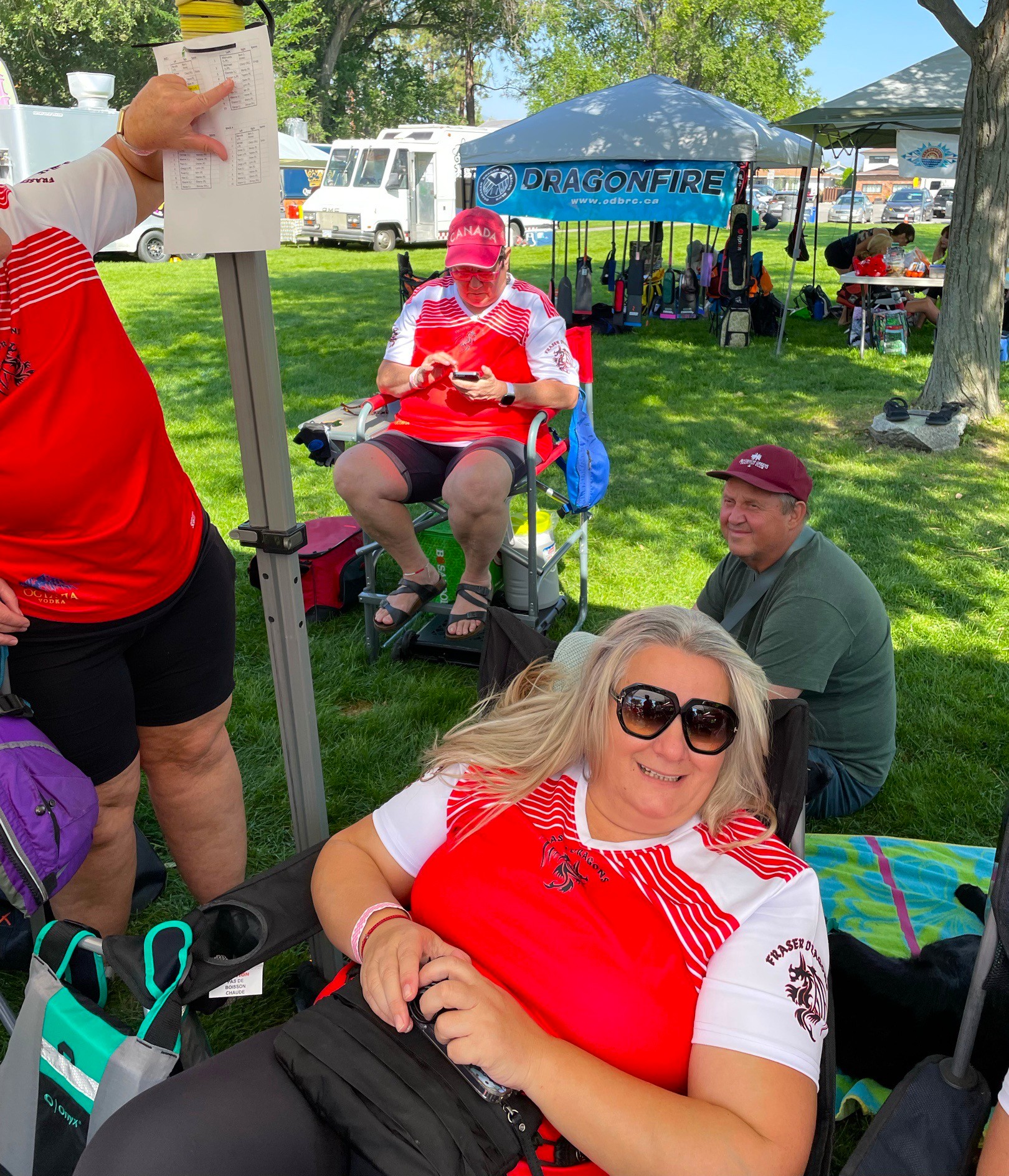 Resting Up between races @ Fraser Dragons