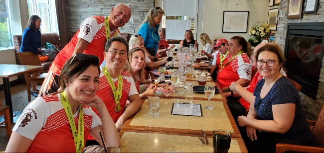 At the A and N celebrating the Steveston Dragon Boat Festival