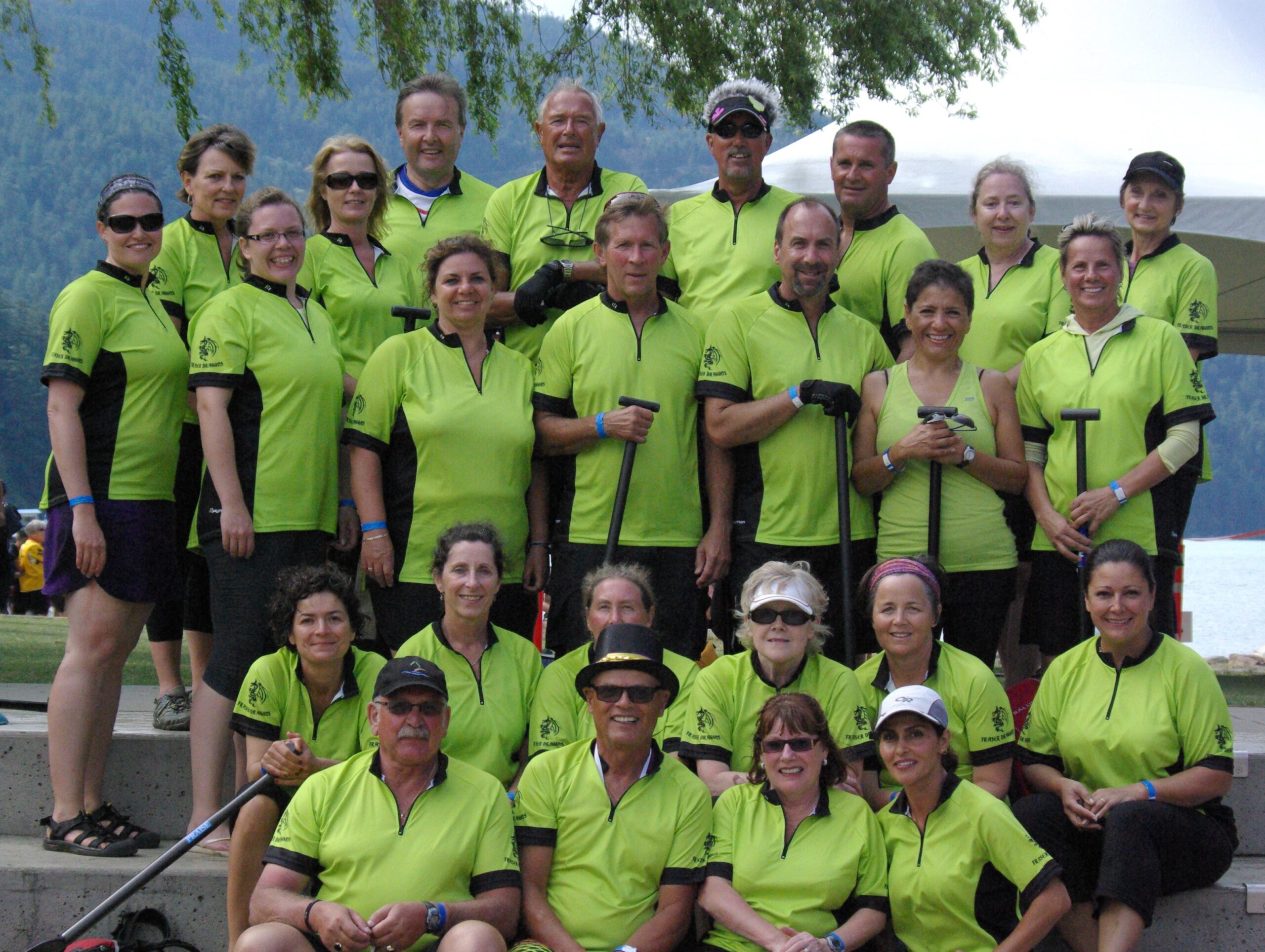 Fraser Dragons at The Harrison Dragon Boat Festival