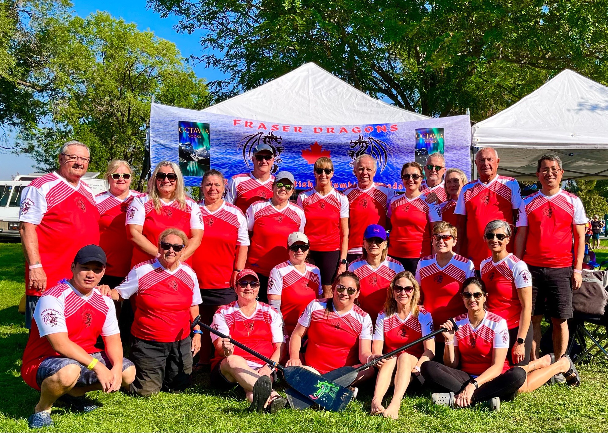 Fraser Dragons at the Penticton Dragon Boat Festival 2023