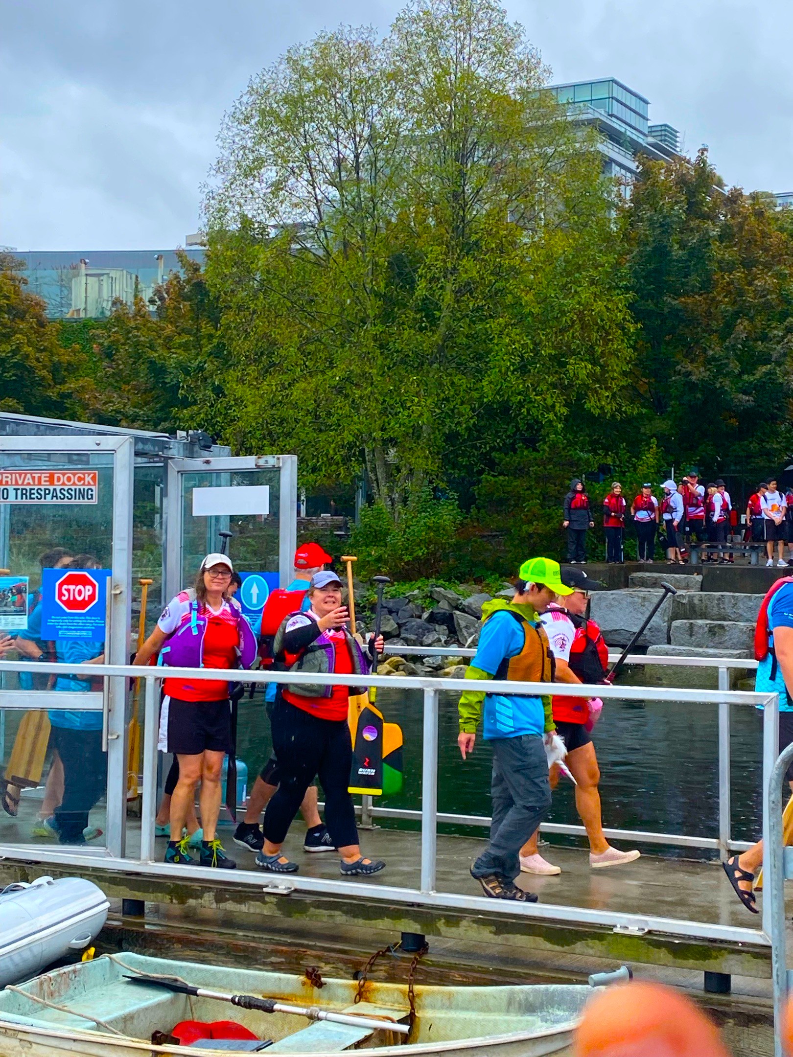 after a race on the way to the tent #fraserdragons